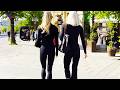 Leggings Walking On Mannerheimintie Tight Sporty Blonde Style In Helsinki Finland Summer