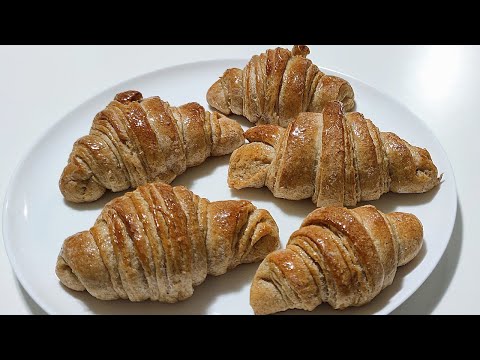 CORNETTI INTEGRALI al farro con sfogliatura leggera ! SENZA LATTE e UOVA