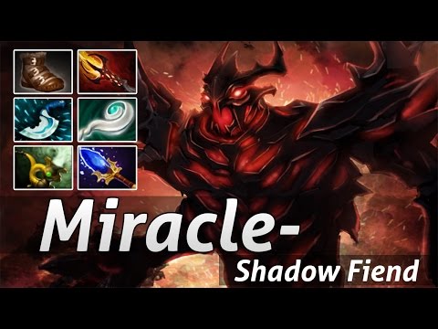 Shadow Fiend Pro Build by Miracle - Dota 2 Epic Moments