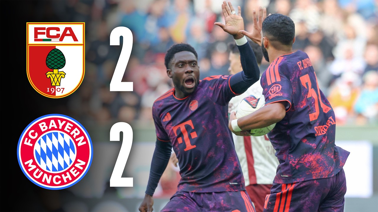 FC Augsburg 2 - 2 FC Bayern München highlights
