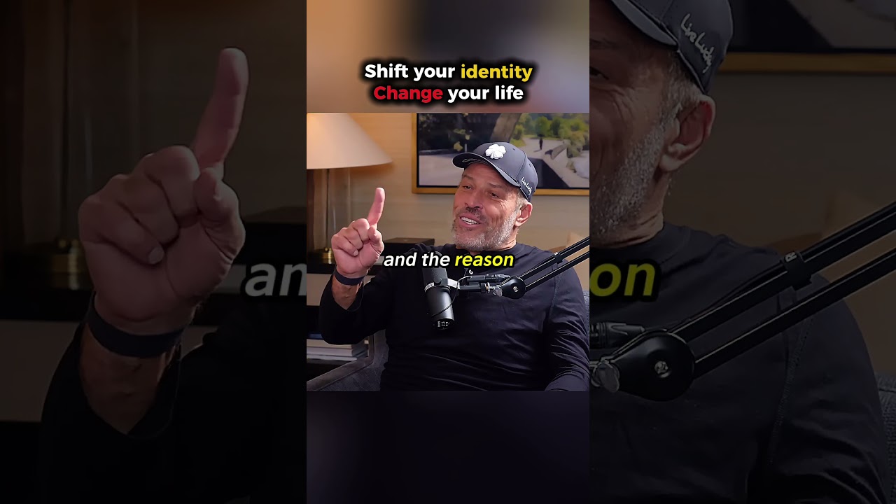 Tony Robbins & Theo Von on the Power of Identity 🤯 #shorts #fyp #tonyrobbins #motivation #podcast