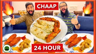 24 HOUR VEG CHAAP FOOD CHALLENGE | Veggie Paaji