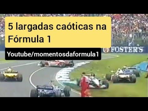 5 largadas caóticas na F1