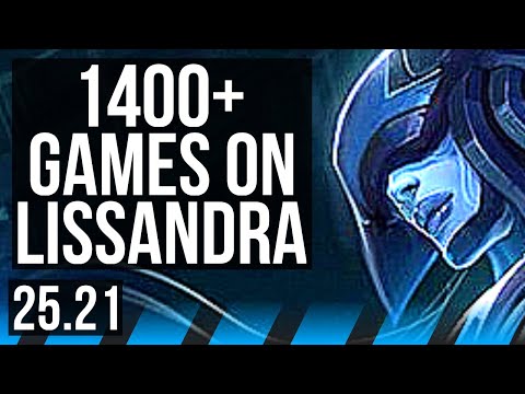 LISSANDRA vs SYNDRA (MID) | Quadra, 1400+ games, Legendary, 22/7/14 | KR Master | 25.21