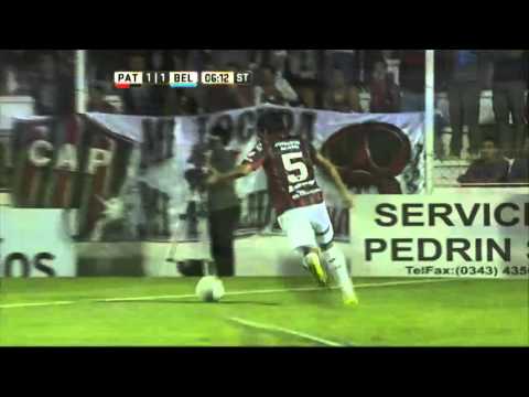 Gol de Quiroga. Patronato 1 - Belgrano 1. Fecha 5. Primera División 2016.
