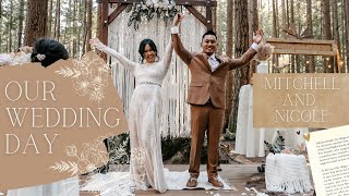 Our Wedding Day 🤎 Mitchell + Nicole | The Emerald Forest 06.21.21