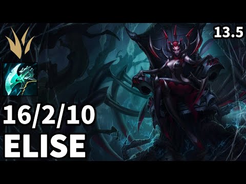 Elise Jungle vs Taliyah - EUW Master | Patch 13.5