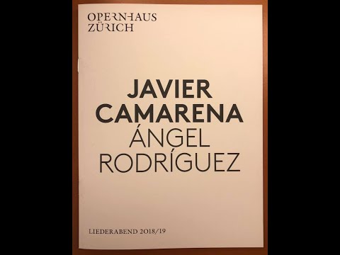 Caballo (El poeta calculista)Javier Camarena - Angel Rodriguez (Opernhaus Zürich 2018)