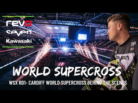 WE RACED WORLD SUPERCROSS - Behind the scenes - Cardiff World Supercross Dylan Walsh & Dean Wilson