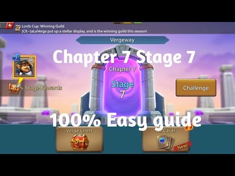 Lords mobile Vergeway chapter 7 Stage 7 easiest guide