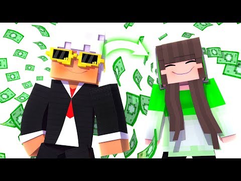 FIQUEI MILIONÁRIO E MINHA EX NAMORADA TENTOU ROUBAR UM BEIJO MEU ( MINECRAFT MACHINIMA )