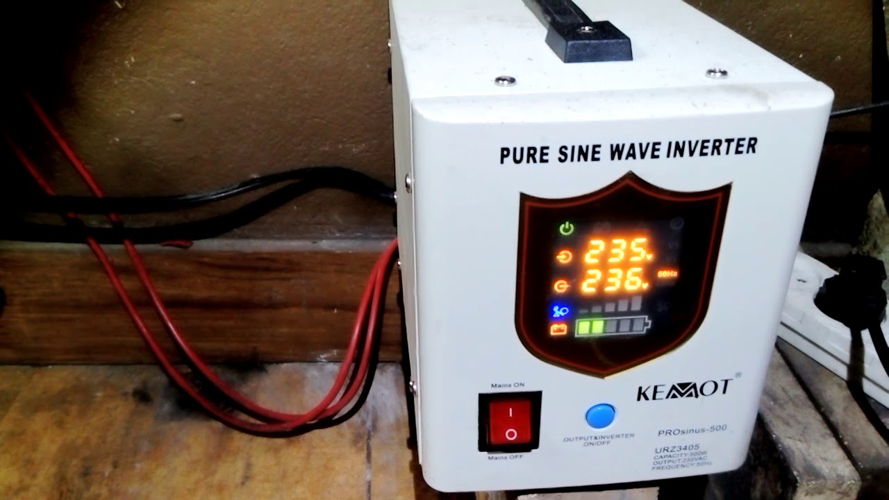 Awaryjne zasilanie pieca, na wypadek braku prądu.