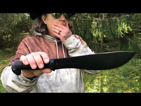 KaBar Cutlass 1248 Machete FULL Review - Live from Tioga County USA 🇺🇸