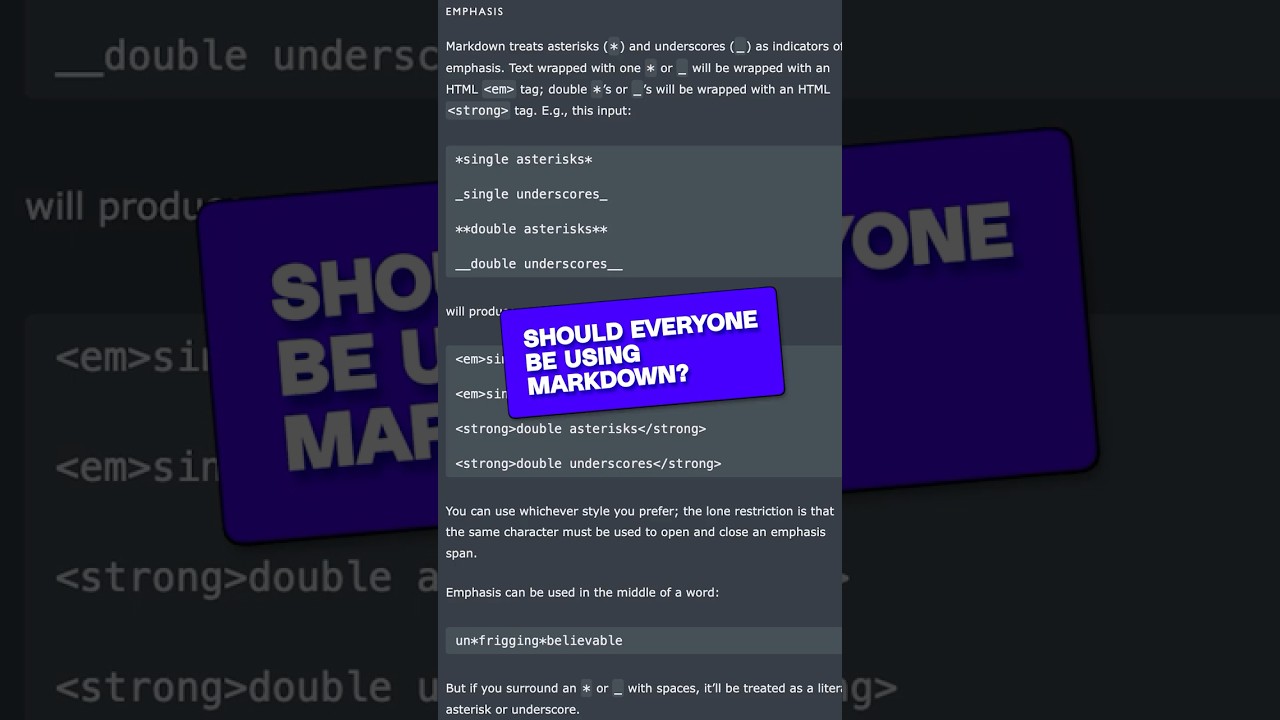 Markdown is everywhere #Vergecast