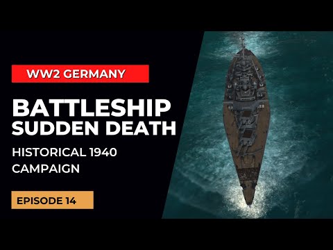 Ultimate Admiral Dreadnoughts - Battleship Sudden Death [Historical Germany 1940 Campaign #14]