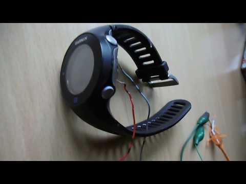 How to charge a Garmin Forerunner 610 without original USB cradle