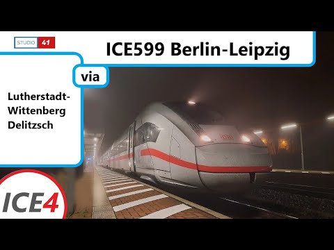 Berlin Südkreuz-Leipzig *ICE599* (ICE4 II BR412) Führerstandsmitfahrt/Cabride
