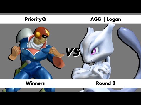 PriorityQ (Captain Falcon) vs AGG Logan (Pichu/Mewtwo) | Winners Round 2 | MWM35 Melee Singles