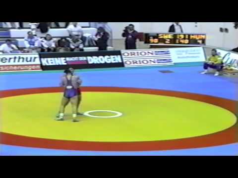 1991 Senior European Greco Championships: 90 kg Mikael Ljungberg (SWE) vs. Tibor Komaromi (HUN)