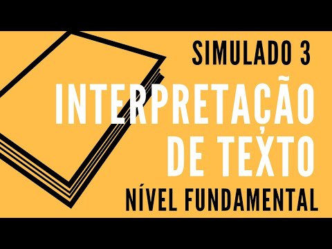 Interpretação de Texto - Simulado 4 - Banca: FGV