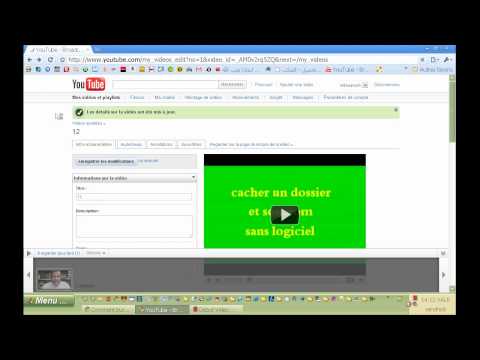 comment modifier video youtube