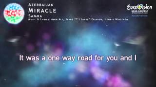 Samra - Miracle (Azerbaijan) - [Karaoke version]