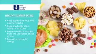 "Healthy summer eating" - Tips to Grow By