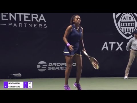 Robin Montgomery 🇺🇸 Vs Coco 🇺🇸 WTA Live Tennis Austin