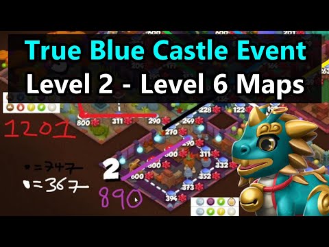 CHEAPEST Chest Paths Revealed! True Blue Level 2 - Level 6 Event Maps - DML #1593