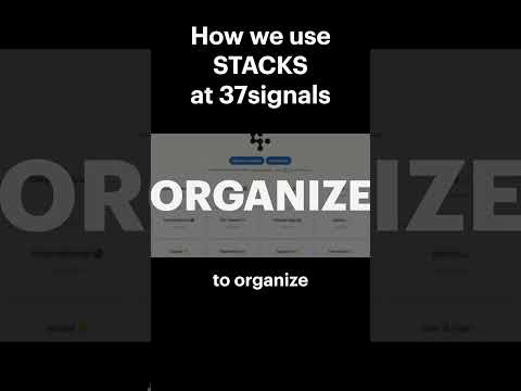How we use stacks in Basecamp at 37signals