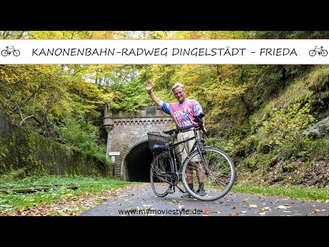 BIKE TOUR CANNON TRAIN CYCLE PATH IN THE EICHSFELD FROM DINGELSTÄDT TO FRIEDA 