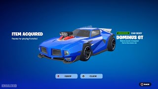 How To Get Dominus GT Bundle NOW FREE In Fortnite! (Unlocked Dominus GT Customizable Car)