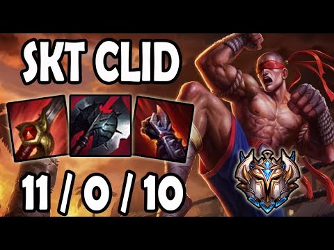 SKT T1 Clid Lee Sin vs Elise [ Jungle ] Lol Challenger Korea