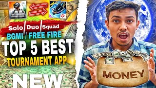 Top 5 Tournament Apps for BGMI and Free Fire to Earn Money thumbnail