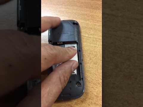 How To Insert Sim In Samsung E1200i