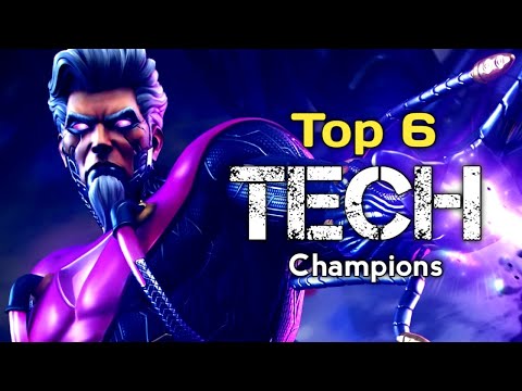 MCOC Top 6 Tech Champions August 2025 | Marvel Contest of Champions | Best Champions