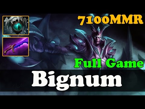 Dota 2 - Bignum 7100 MMR Plays TerrorBlade - FULL GAME - Ranked Match Gameplay
