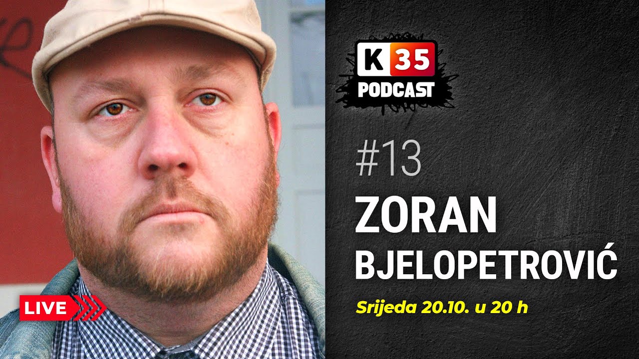 Zoran Bjelopetrović, profesor hrvatskog jezika, književnosti i povijesti u podcastu k35