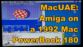 My 68K Mac Emulating an Amiga with MacUAE is Spectacular...  #MARCHintosh