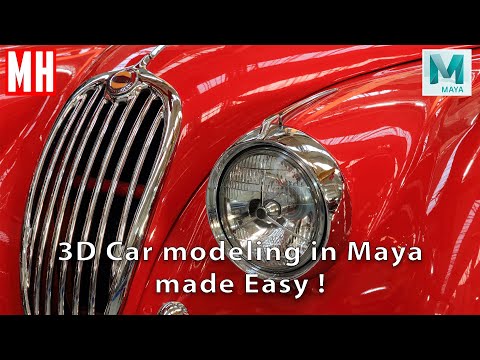 3D Car Modeling in Maya 2020 made Easy ! Part #9