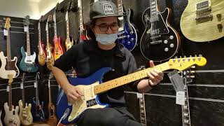Video thumbnail for Fender American Ultra Strat Cobra Blue by Muhammad Rozaidy
