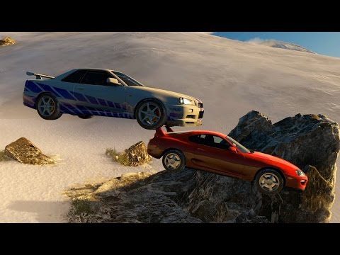Forza Blizzard Mountain - Part 9 - PAUL WALKER'S R34 MANEUVER