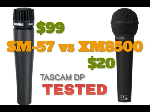 Shure SM 57 vs Behringer XM8500 Mic Shootout (Acoustic Guitar Blind Test, Then Reveal)