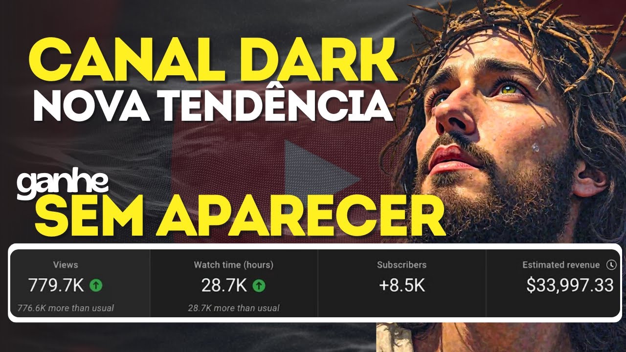 O NOVO ESTILO de Canal Dark BÍBLICO que Está BOMBANDO no YouTube (Ganhe Sem Aparecer!)