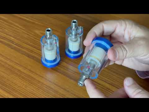Compressed Air Filter Water Oil Separator 1 4 Inch NPT Inlet and Outlet Airbrush Filter