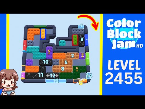 Color Block Jam Level 1545 (2455) Solution Walkthrough