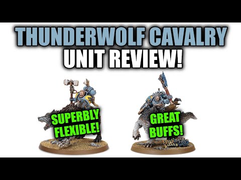 Thunderwolf Cavalry! A GREAT Unit For Space Wolves?! | Warhammer 40k 10th Edition
