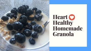 Plant-Based Pecan and Raisin Granola