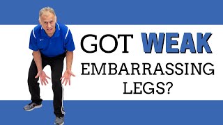 Got Weak Embarrassing Legs? At Home, Resistance Exercises Will Build & Define Leg Muscles