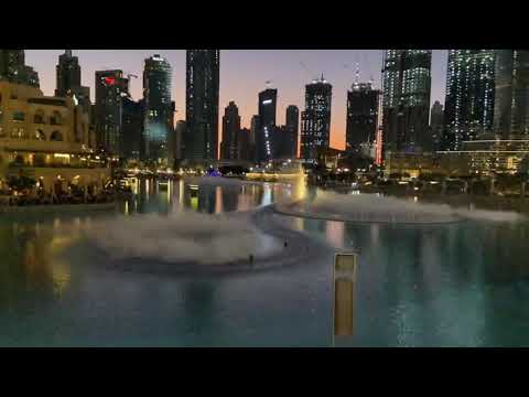 Dubai Fountains at Burj Khalifa & Dubai Mall - December 2019